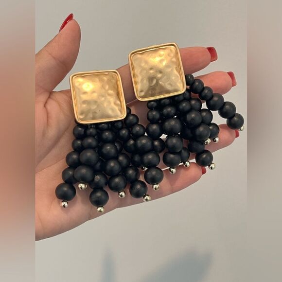 Zara Midnight Glamour Earrings - Picture 7 of 7